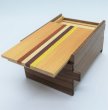 Photo6: 12 steps Natural wood 4 sun Japanese puzzle box Himitsu-bako (6)