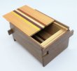 Photo5: 12 steps Natural wood 4 sun Japanese puzzle box Himitsu-bako (5)