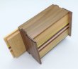 Photo4: 12 steps Natural wood 4 sun Japanese puzzle box Himitsu-bako (4)