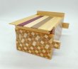 Photo6: 27 steps Natural wood/Ichimatsu 4 sun Japanese puzzle box Himitsu-bako (6)