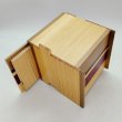 Photo4: 14 steps Natural wood 4 sun Cube Japanese puzzle box Himitsu-bako 202409 (4)