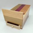 Photo6: Drawer 10 steps Natural wood 5 sun Japanese puzzle box Himitsu-bako (6)