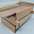 Photo6: 27 steps Natural wood 4.2 sun Japanese puzzle box Himitsu-bako (6)