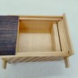 Photo4: 27 steps Rosewood/Ichimatsu 4 sun Japanese puzzle box Himitsu-bako (4)