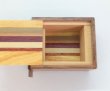 Photo6: 7 steps Natural wood 2 sun Japanese puzzle box Himitsu-bako (6)