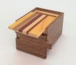 Photo5: 7 steps Natural wood 2 sun Japanese puzzle box Himitsu-bako (5)