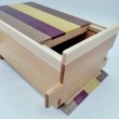 Photo5: 27 steps Natural wood 5 sun Japanese puzzle box Himitsu-bako  (5)