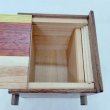 Photo3: 18 steps Natural wood 3 sun Cube Japanese puzzle box Himitsu-bako (3)