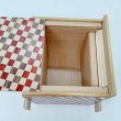 Photo5: 18 steps Ichimatsu 3 sun Cube Japanese puzzle box Himitsu-bako (5)