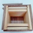 Photo3: 12 steps Cube Natural wood 2 sun Japanese puzzle box Himitsu-bako (3)