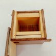 Photo4: 12 steps Cube Natural wood 2 sun Japanese puzzle box Himitsu-bako (4)