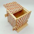 Photo3: 27 steps Ichimatsu 3 sun Cube Japanese puzzle box Himitsu-bako (3)